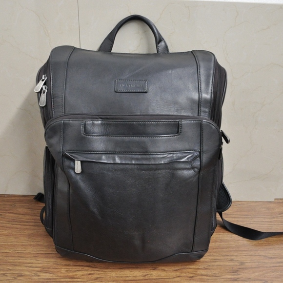 hartmann aviator leather backpack